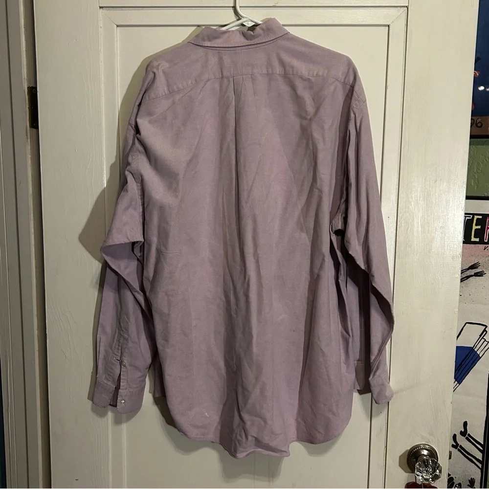 Vintage Ralph Lauren Men’s Size XLarge BIG SHIRT Button Down Cotton Oxford